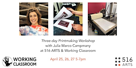THREE DAY FAMILY  WORKSHOP: Relief Printing with Julia Marco Campmany