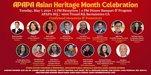 Imagen principal de APAPA Asian Heritage Month Celebration