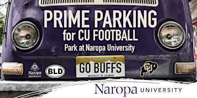 Primaire afbeelding van Prime Parking for CU Spring Football at Naropa University - April 27