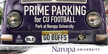 Prime Parking for CU Spring Football at Naropa University - April 27