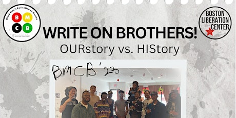 Write On Brothers! Poetry Workshop by Black Men's Collective of Boston