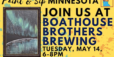 May 14 Paint & Sip at Boathouse Brothers Brewing primary image