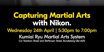 Imagem principal do evento Capturing Martial Arts with Nikon