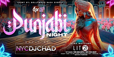 Imagem principal do evento Bollywood Punjabi Night @ LIT21 NJ