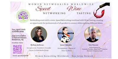 Immagine principale di WNW Speed Networking + Wine Tasting Event 