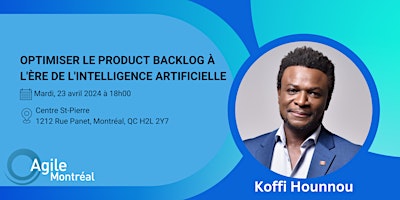 Imagem principal do evento Optimiser le Product Backlog à l’ère de l’intelligence artificielle