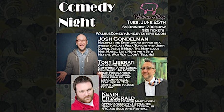 June Comedy Night at Walrus Alley