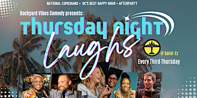 Imagem principal de Thursday Night Laughs | Comedy @ Saint-Ex