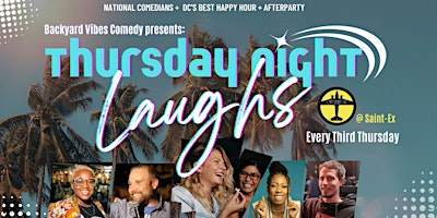 Image principale de Thursday Night Laughs | Comedy @ Saint-Ex