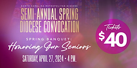 NCMD Spring Convocation Banquet: Honoring Our Seniors