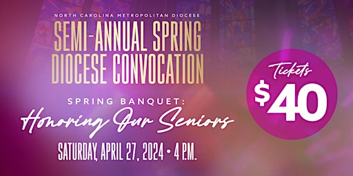 NCMD Spring Convocation Banquet: Honoring Our Seniors primary image