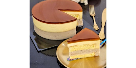 Taro Milk Pudding Cake