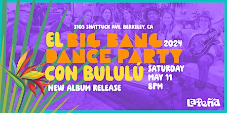 Imagem principal de El Big Bang Dance Party with Bululú: Album Release Concert
