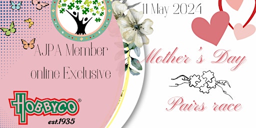 Imagen principal de AJPA Online Puzzle Race - Mother's day Pairs - 11 May 2024