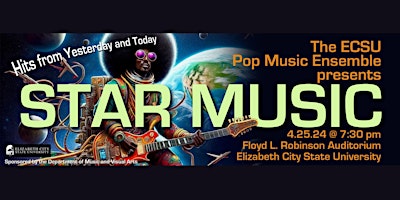 Imagem principal do evento ECSU Popular Music Ensemble Presents: Star Music