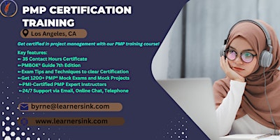 PMP Examination Certification Training Course in Los Angeles, CA primary image