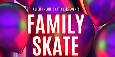Primaire afbeelding van Family Inline Skating Night- by Alien Inline!