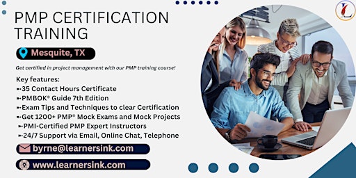 Hauptbild für PMP Examination Certification Training Course in Mesquite, TX