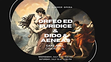 Imagem principal do evento Orfeo ed Euridice/ Dido & Aeneas