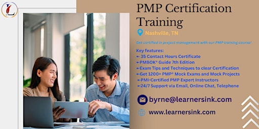PMP Examination Certification Training Course in Nashville, TN primary image