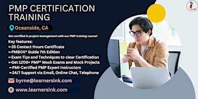 PMP Examination Certification Training Course in Oceanside, CA primary image