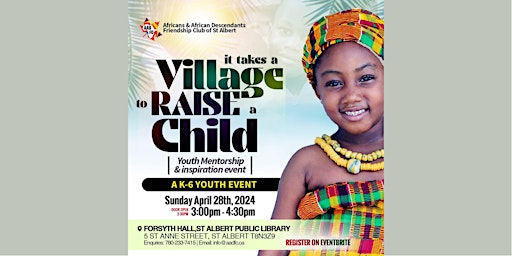 Imagem principal do evento It Takes A Village To Raise A Child (K-6) 2024