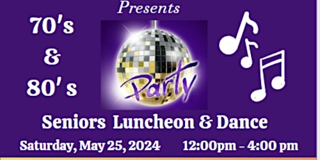 Senior ‘s Luncheon & Dance