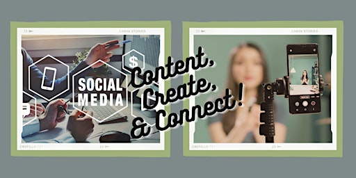 Primaire afbeelding van Content, Create, & Connect!