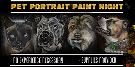 Pet Portrait Paint Night