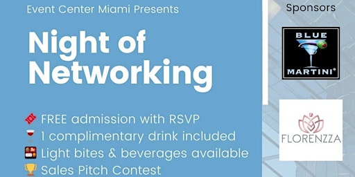 Image principale de Night of Networking @ Event Center Miami