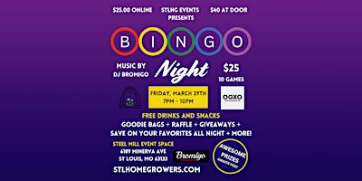 Imagen principal de FrHIGHday Bingo Night