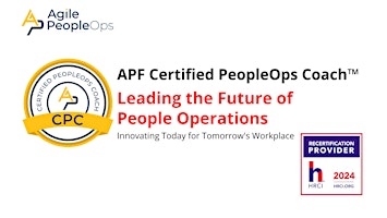Imagen principal de APF Certified PeopleOps Coach™ (APF CPC™) | May 20-23, 2024