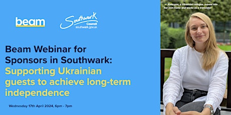 Beam - Webinar for Sponsors in Southwark