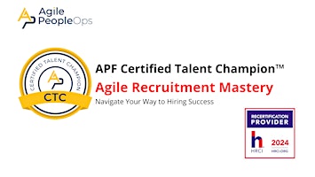 Primaire afbeelding van APF Certified Talent Champion™ (APF CTC™) | Jun 6-7, 2024
