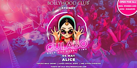 Bollywood Club - GULABO at Alice, Sydney primary image