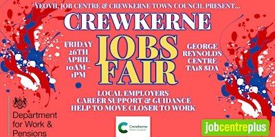 Crewkerne Jobs Fair Final Session 12 midday - 1pm primary image