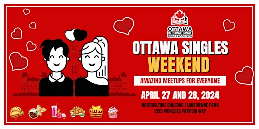 Primaire afbeelding van 50 Plus Singles | Book-Up and Hook-Up: Ottawa Book & Gourmet Food Expo