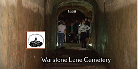 WW2 underground tunnel  tour Warstone Lane cemetery catacomb 1pm for 1.15pm