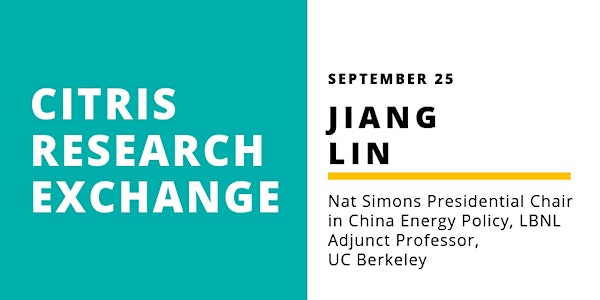 CITRIS Research Exchange - Jiang Lin