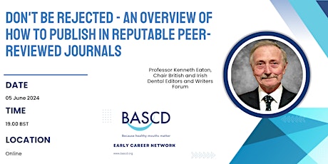 Don't be Rejected - An Overview of How to Publish in  Reputable Peer-Reviewed Journals