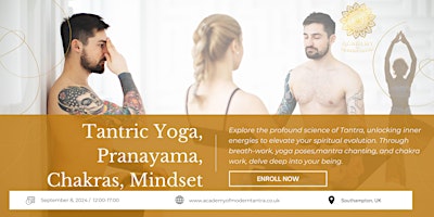 Imagem principal de Tantric Yoga, Pranayama, Chakras, Mindset