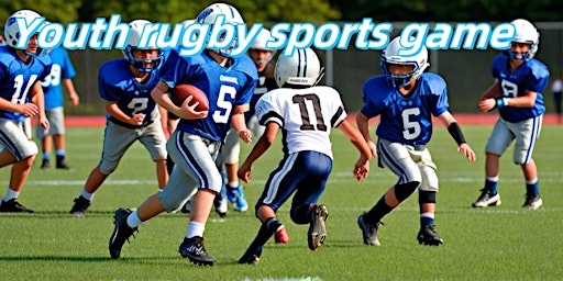 Youth rugby sports game  primärbild