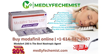 Buy Modafinil Online | Discount USA Based Pharmacy