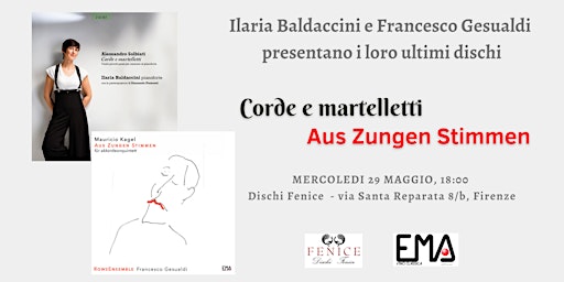 Primaire afbeelding van Presentazione dischi di Ilaria Baldaccini e Francesco Gesualdi