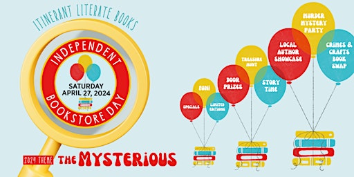 Imagem principal do evento Independent Bookstore Day 2024: The Mysterious!