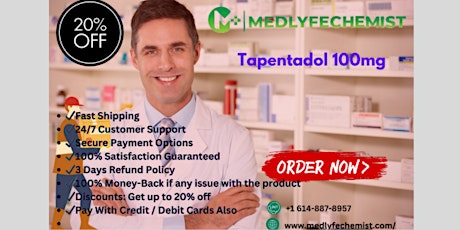 Buy Tapentadol 100mg at a Reduced Price - 20% Off Online
