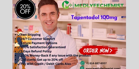 Buy Tapentadol 100mg  at the Lowest Price