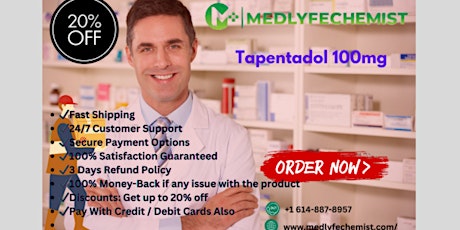 20% Off on Tapentadol 100mg Online Purchases