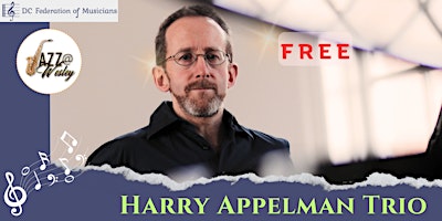 Free Jazz Concert with Harry Appelman Trio primary image