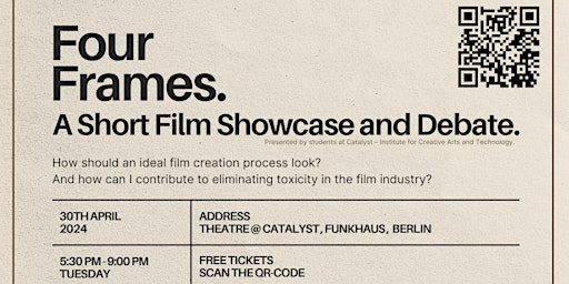 Four Frames - A Short Film Screening and Debate  primärbild